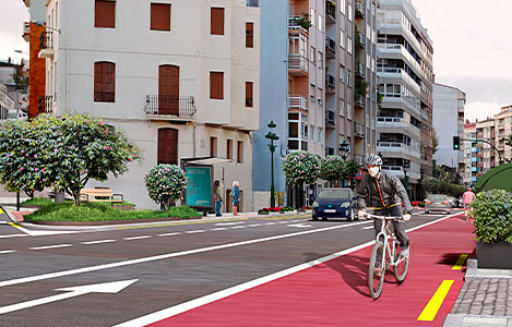 PC humanización de la calle Camelias (Vigo)